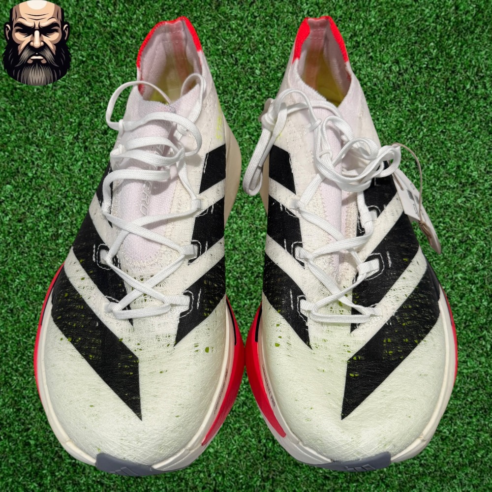 Adidas Adizero Prime X 3.0 Strung White Running Shoes JR2597 Men's Size 5.5 - Picture 4 of 7